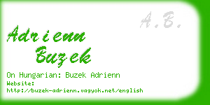 adrienn buzek business card